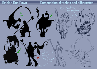 DaGD charater and creature concept